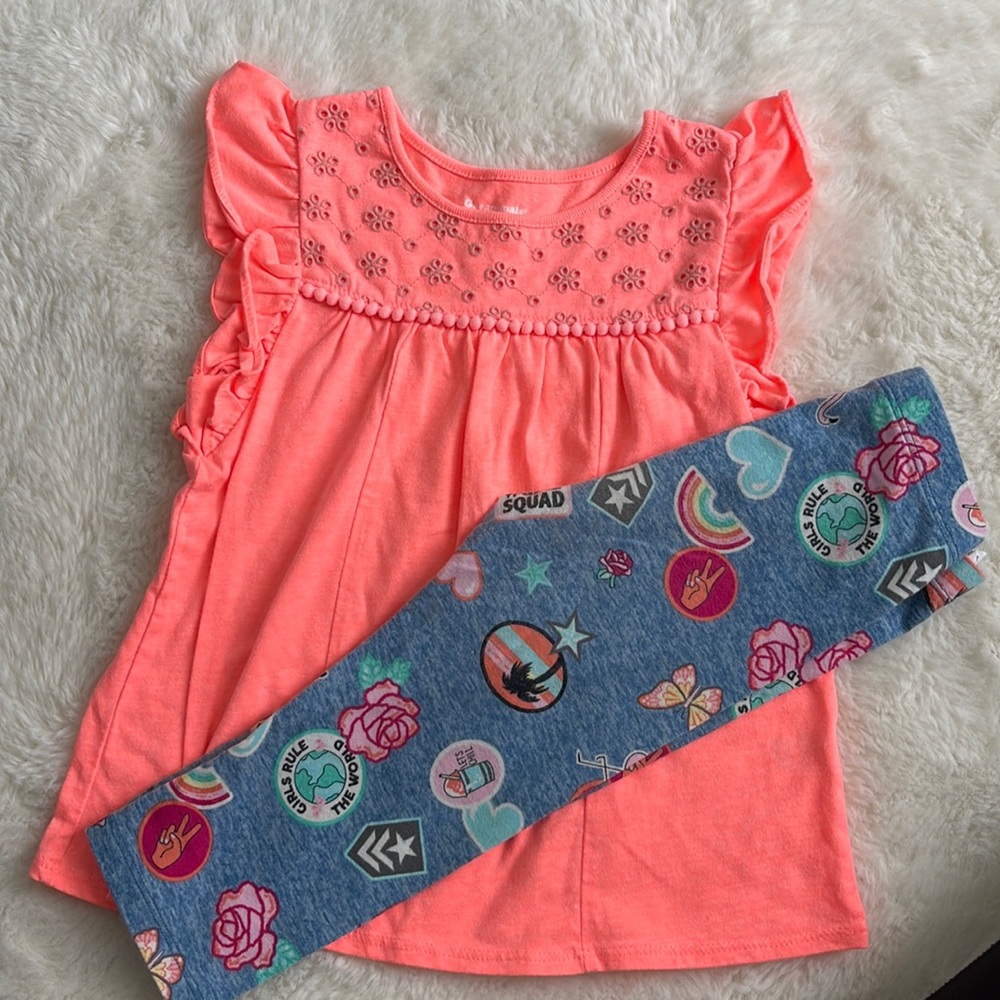 Girls 4/5t summer outfit mix match